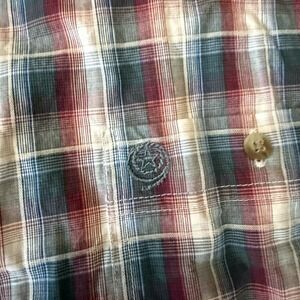 Wrangler George Strait Mens 2XL Plaid Long Sleeve Shirt Western Rodeo Ranch